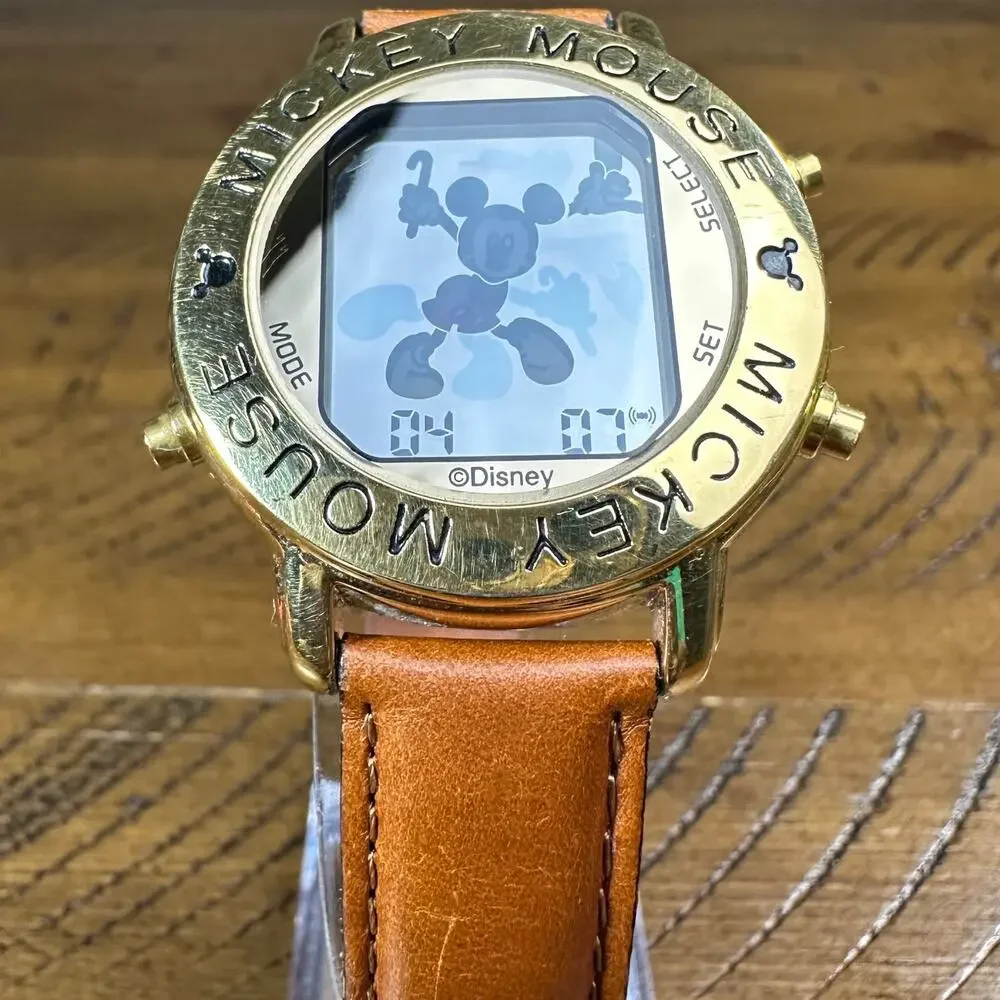 Vintage Disney Lorus by Seiko Digital Dancing Mickey Mouse Musical Watch Tested